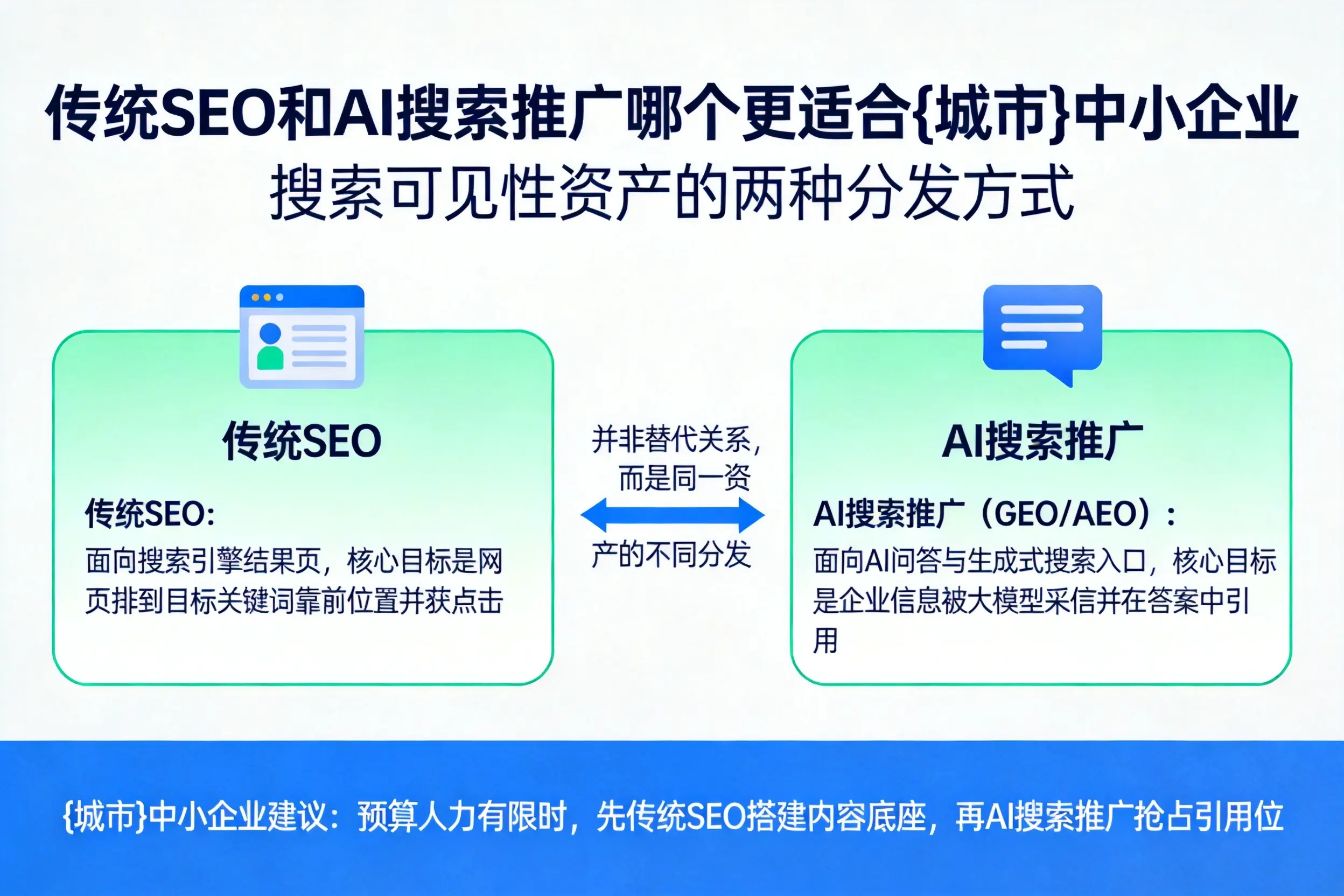 传统SEO和AI搜索推广哪个更适合百色中小企业