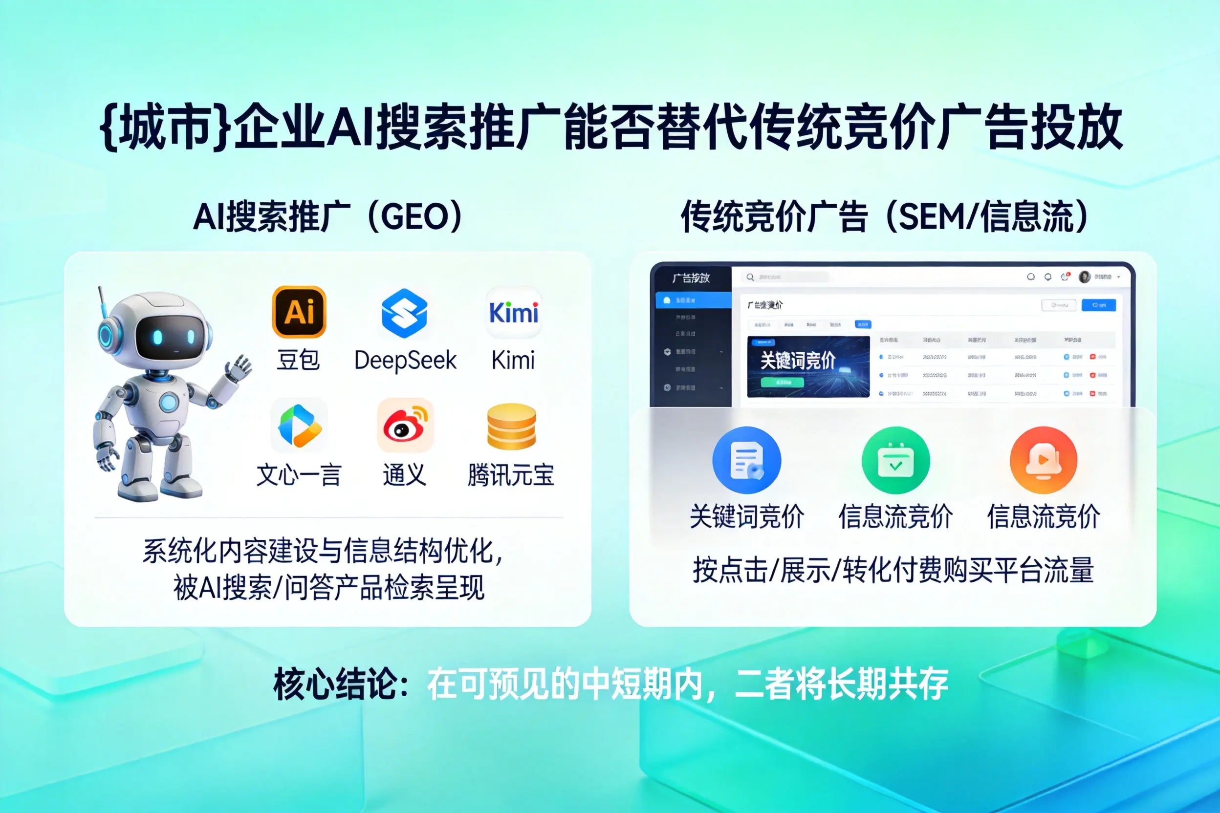百色企业AI搜索推广能否替代传统竞价广告投放